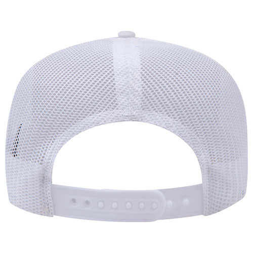 ALL 18 Classic Rope Trucker Cap – Solid White & Green | OTTO 39-071