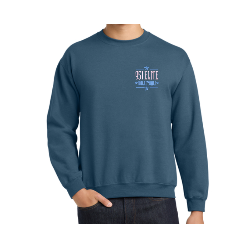 951 Volleyball Gildan® Heavy Blend™ Crewneck Sweatshirt Embroidered Logo #1