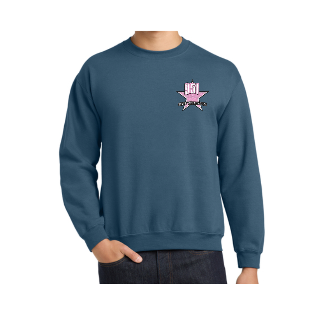 951 Volleyball Gildan® Heavy Blend™ Crewneck Sweatshirt Embroidered Logo #2