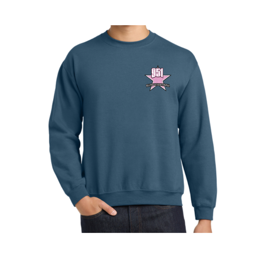951 Volleyball Gildan® Heavy Blend™ Crewneck Sweatshirt Embroidered Logo #2