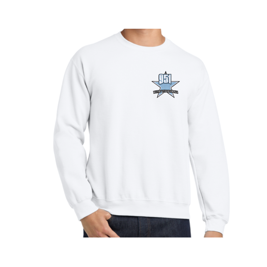 951 Volleyball Gildan® Heavy Blend™ Crewneck Sweatshirt Embroidered Logo #2