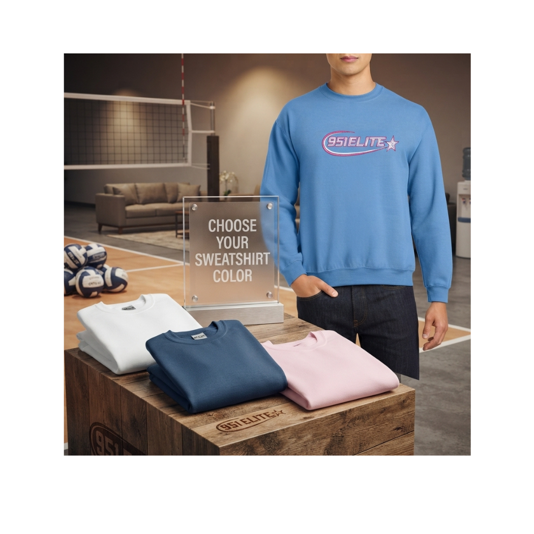 951 Volleyball Gildan® Heavy Blend™ Crewneck Sweatshirt Embroidered Logo #3