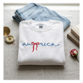 America Est. 1776 Embroidered Crewneck