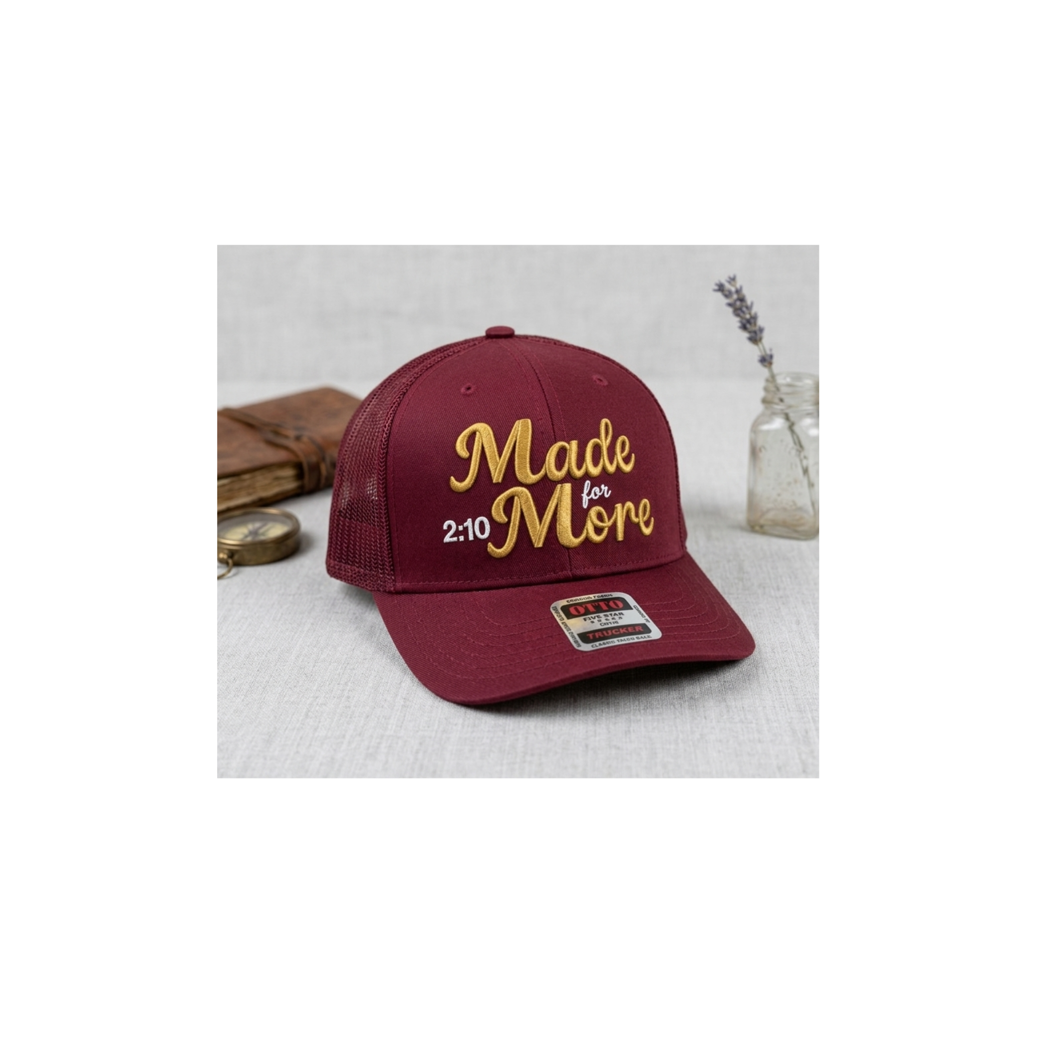 Made for More 2:10 3d Puff embroidered Hat