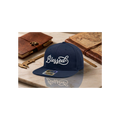 Blessed Script Embroidery Snapback Hat – Premium Flat Bill Cap, Red, White, Navy, Black