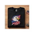 American Eagle Embroidered Sweatshirt | Unisex Gildan Heavy Blend Crewneck