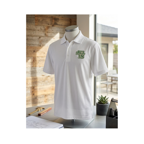 All 18 Golf Embroidered Paragon Performance 550 Golf Polo