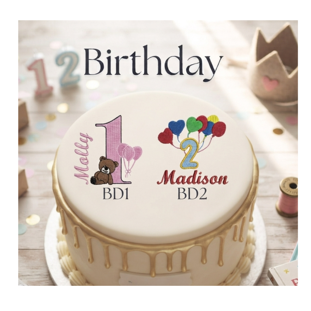 Personalized Embroidered Cubbies Stuffed Animals - Custom Keepsake Plush Gift for Baby & Kids