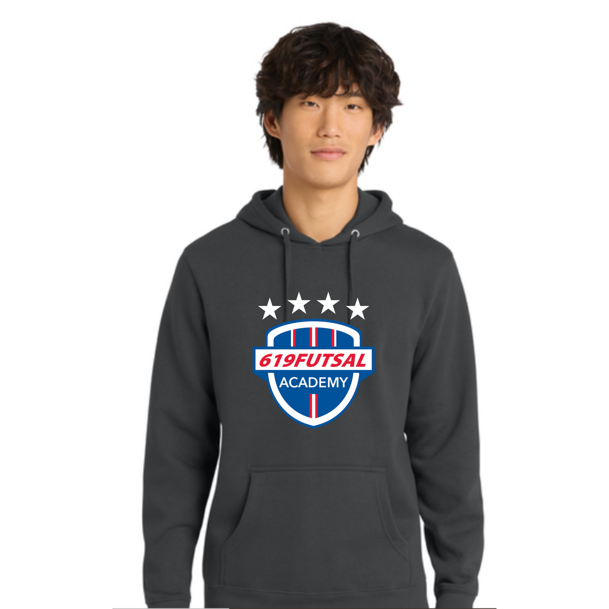 619futsal District® V.I.T.™ Fleece Hoodie Colors: Black, Classic Red, Deep Royal, Charcoal, Royal Frost