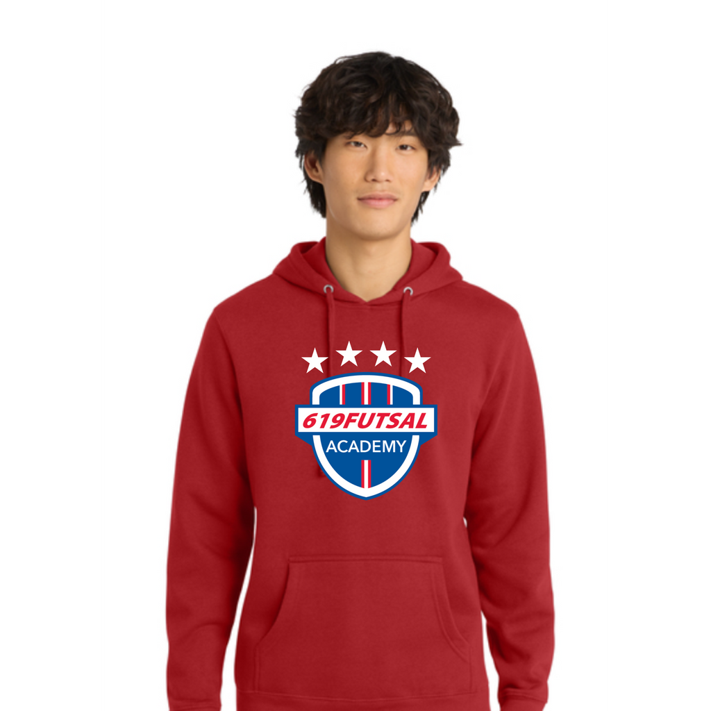 619futsal District® V.I.T.™ Fleece Hoodie Colors: Black, Classic Red, Deep Royal, Charcoal, Royal Frost