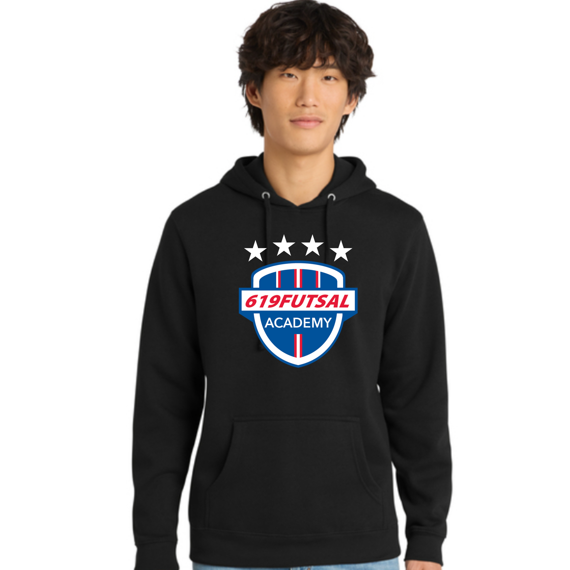 619futsal District® V.I.T.™ Fleece Hoodie Colors: Black, Classic Red, Deep Royal, Charcoal, Royal Frost