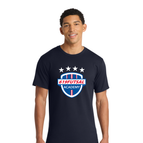 619Futsal Port & Co™ Ring Spun Cotton Tee Colors: Royal, Navy, Black, Red