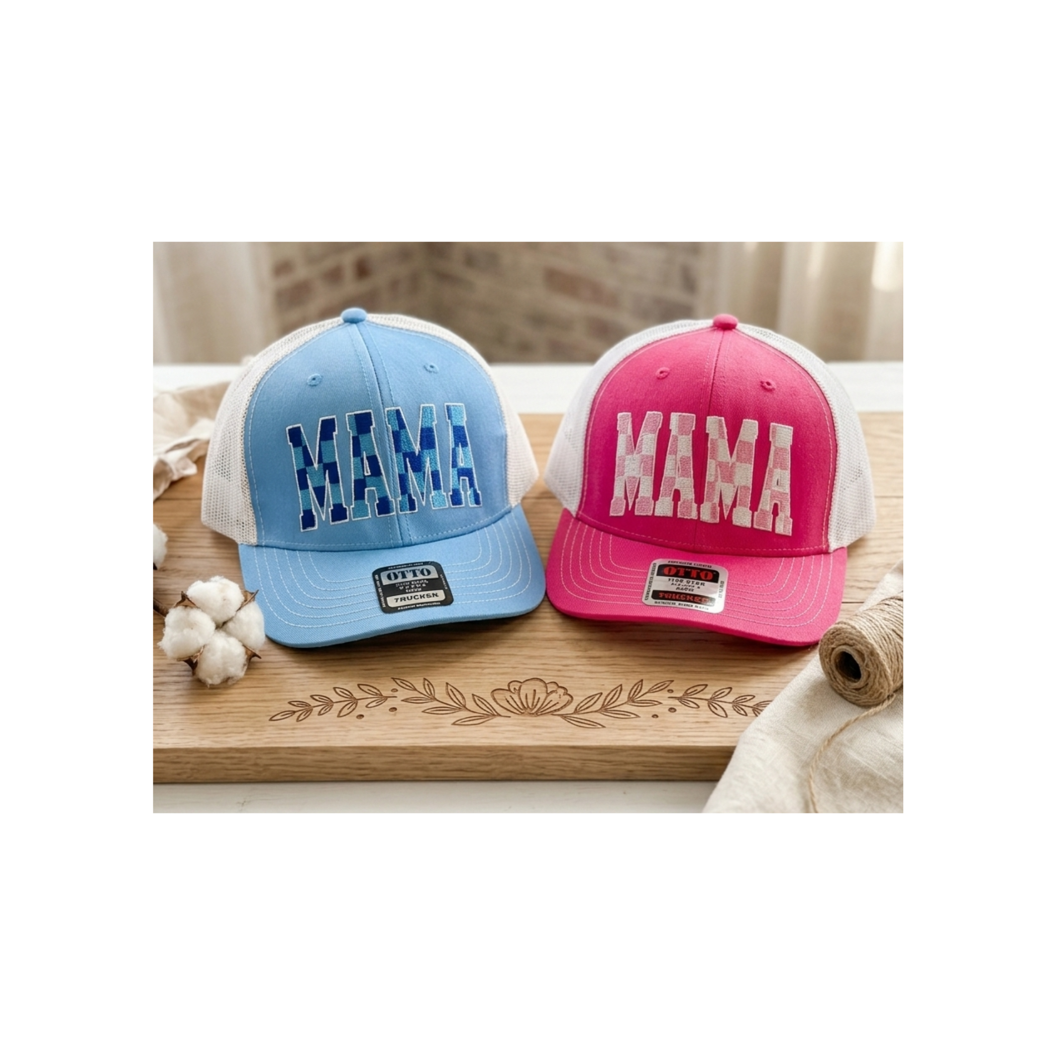 MAMA Checkered Hat