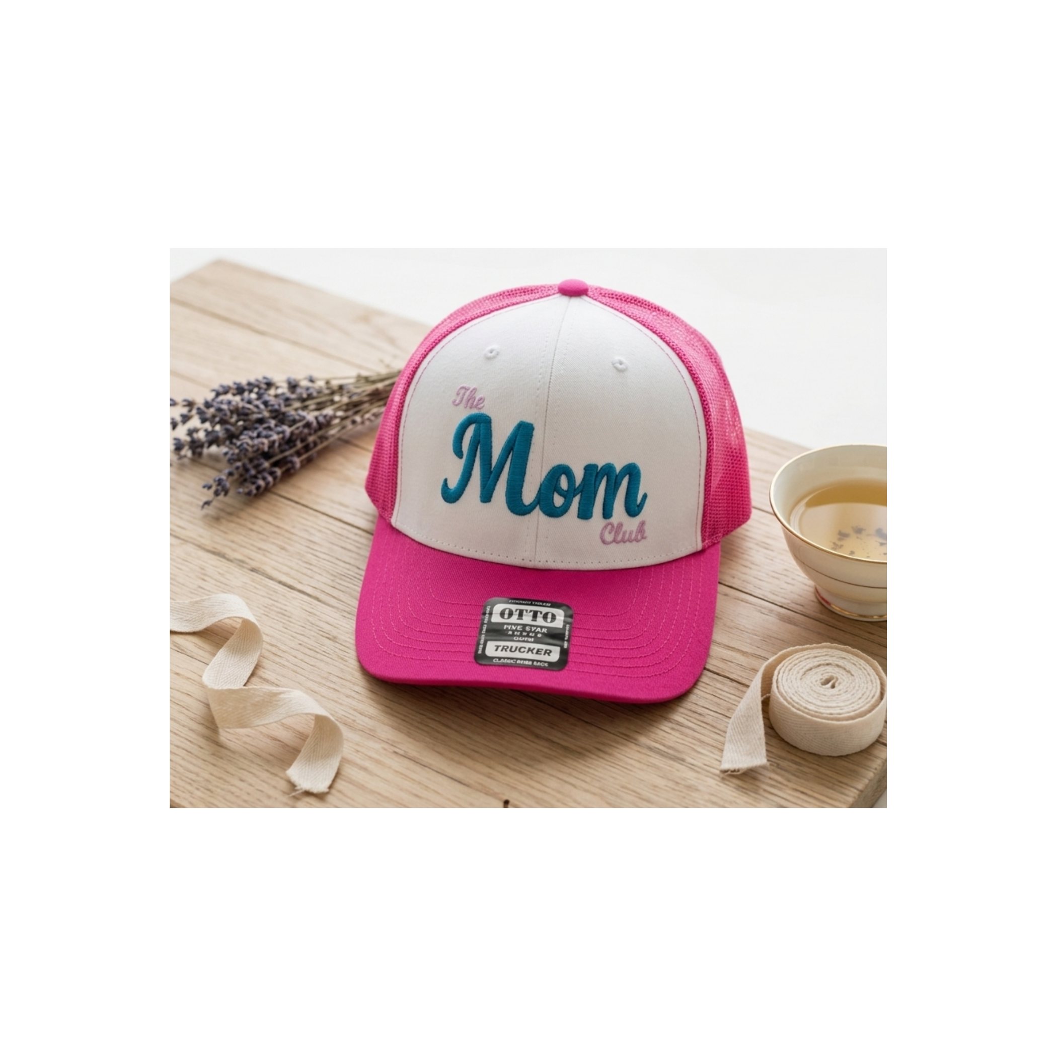 The Mom Club 3d Puff embroidered Hat