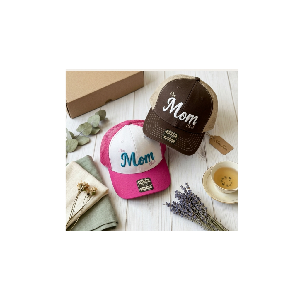 The Mom Club 3d Puff embroidered Hat