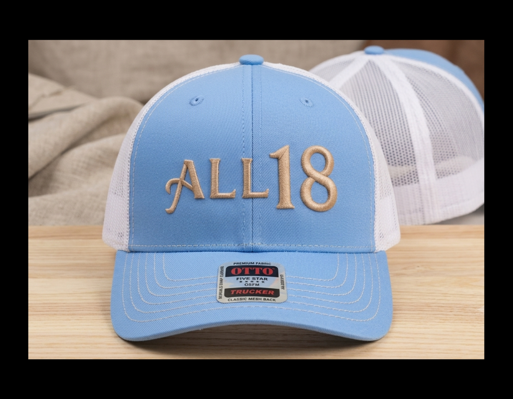 ALL 18 GOLF SNAPBACK 3D PUFF EMBROIDERY PINK/WHITE, COL.BLU/STONE, OL.GRN/WHITE