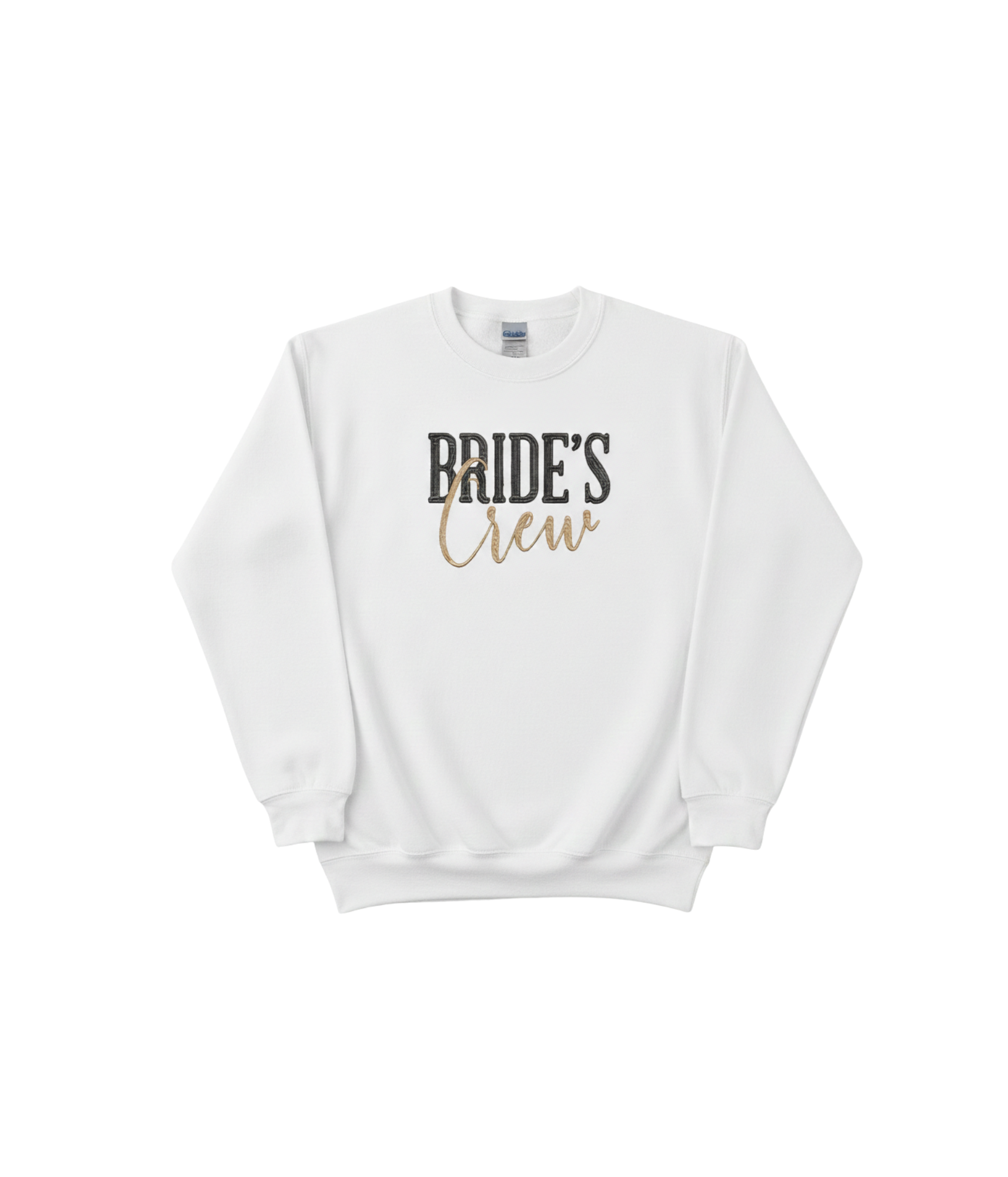 Bride's Crew Embroidered Sweatshirt