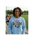 Soccer Mom Sweatshirt Embroidered Applique