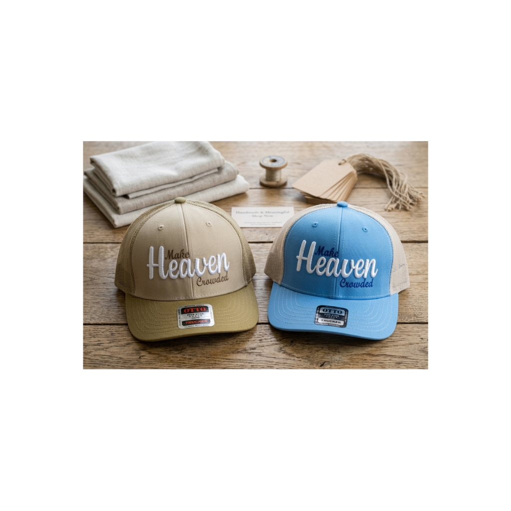 Make Heaven Crowded 3d Puff Hat