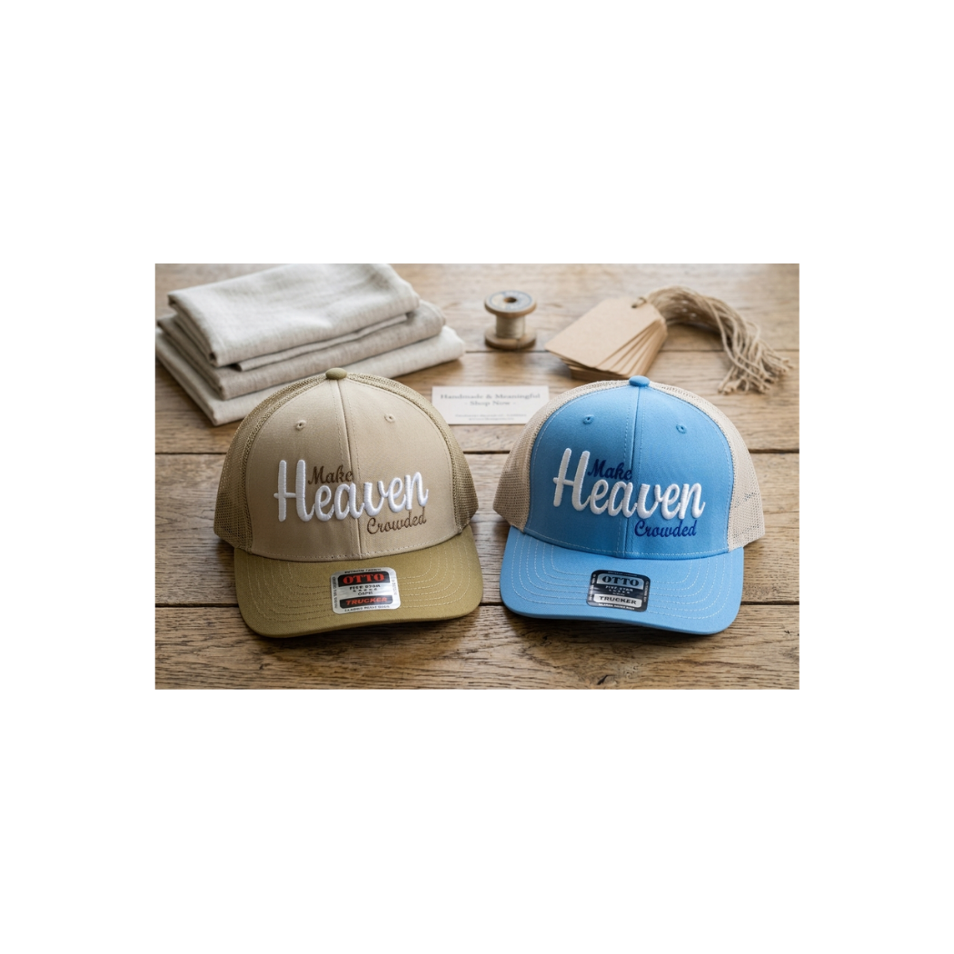 Make Heaven Crowded 3d Puff Hat