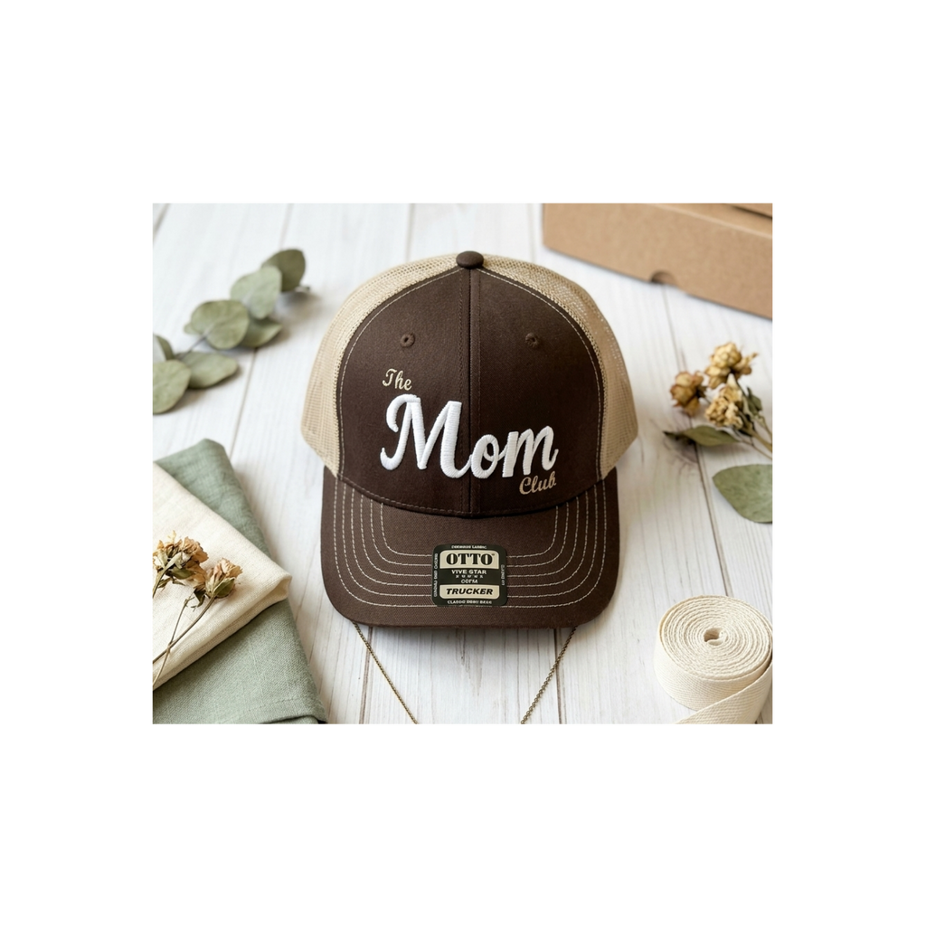 The Mom Club 3d Puff embroidered Hat
