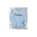 Boy Mama Personalized Embroidered Sweatshirt with Kids Names on Sleeve