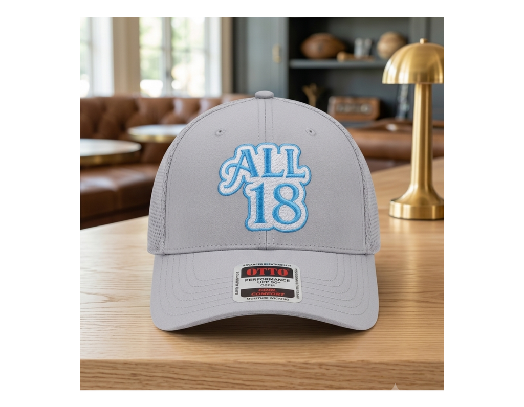 ALL 18" Performance Snapback Cap –  Gray Hook and Latch | OTTO 19-1275