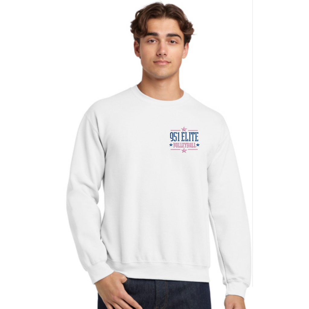 951 Volleyball Gildan® Heavy Blend™ Crewneck Sweatshirt Embroidered Logo #1