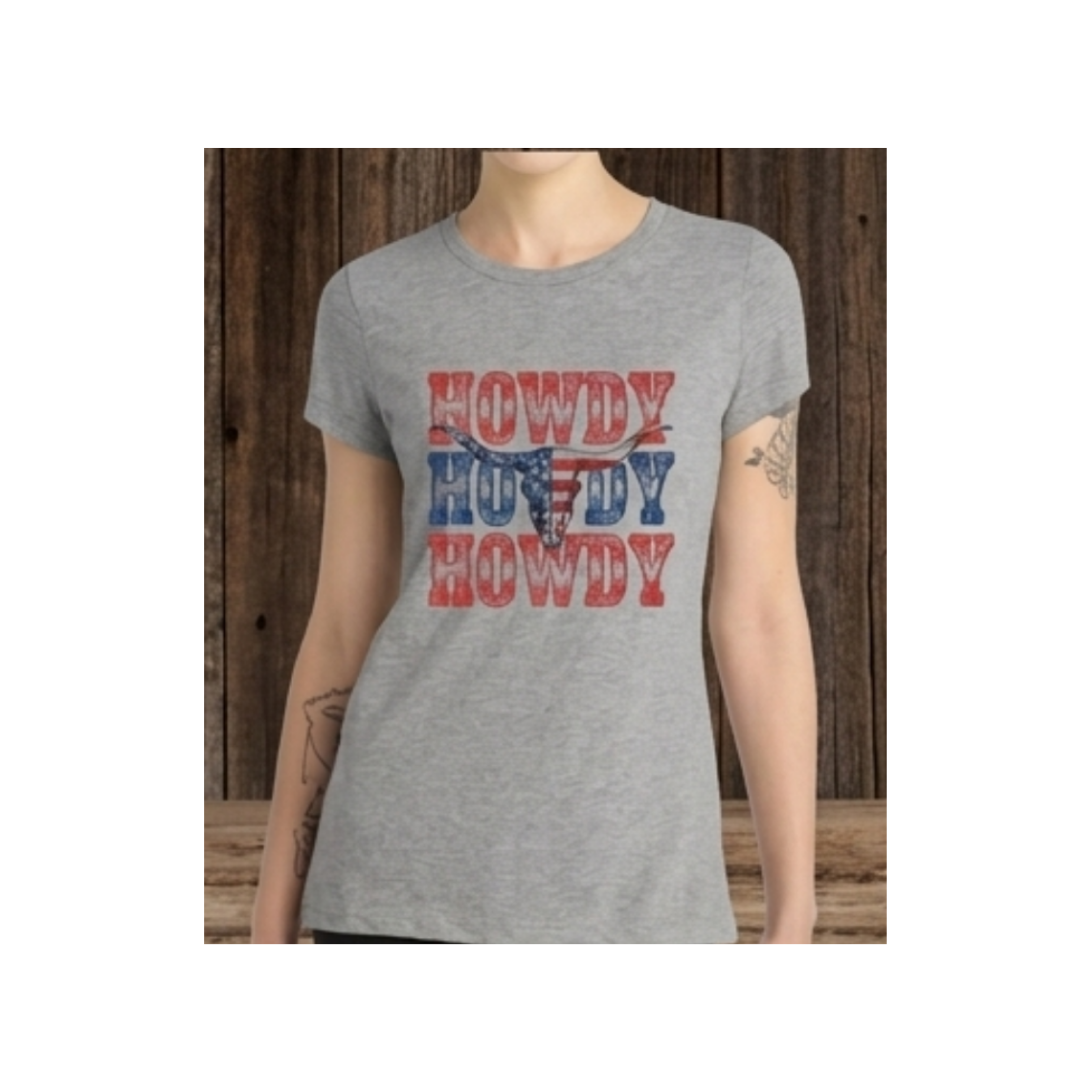 Western Howdy T-shirt: Crewneck & V-Neck Styles